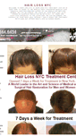 Mobile Screenshot of hairlossnyc.org